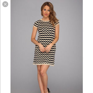 Lilly Pulitzer Navy and Gold Sweater Dress